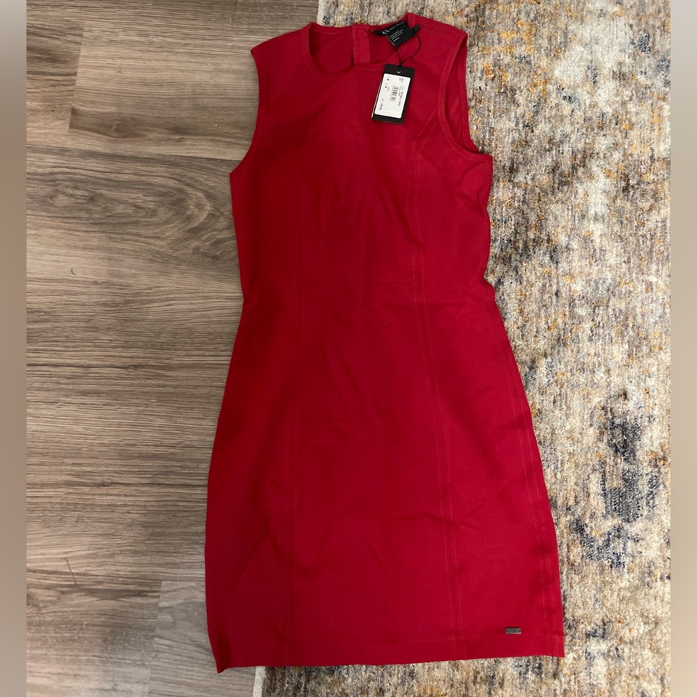 Red Armani Exchange Dress
